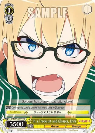 Near Mint-In a Tracksuit and Glasses, Eriri -(SHRB)