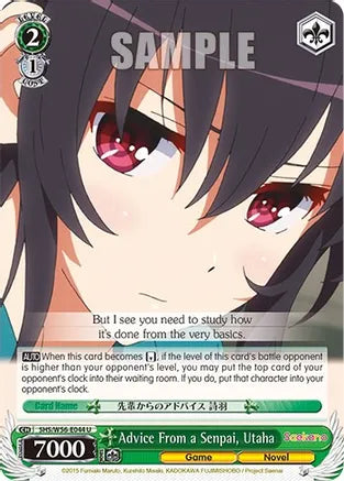 Near Mint-Advice From a Senpai, Utaha -(SHRB)